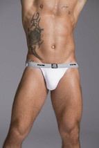 BIKE style GYM Swim/Run Jockstrap 2.0 with 1&quot; Waistband in White &quot;X-Large&quot; - £15.81 GBP