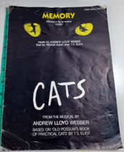 Memory ~ From Cats ~ Andrew Lloyd Webber ~ Guitar ~ Piano ~ Vocal ~ Sheet Music - £7.75 GBP
