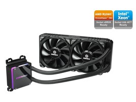 Enermax LIQTECH II TR4 240 ARGB All-in-one CPU Liquid Cooler for AMD TR4... - £183.99 GBP