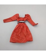 Vintage BARBIE MY FIRST BARBIE #5614 MY FIRST DATE DRESS RED w BLACK SIL... - $244.42 MXN