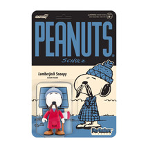 Peanuts Lumberjack Snoopy ReAction 3.75&quot; Action Figure - £31.83 GBP