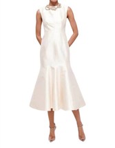 Rachel Gilbert lexie midi dress in IVORY - size 3 - $967.23