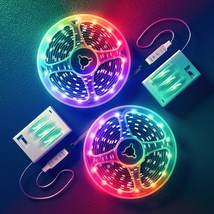 Ehomful Battery Powered Led Strip Lights 13 Point 2 Ft. Rgb Color Changing - $39.97