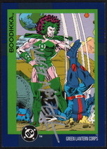 Martin Mart Nodell SIGNED 1993 DC Art Card Cosmic Teams Green Lantern Boodikka  - £19.45 GBP