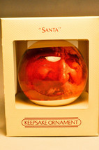 Hallmark - Santa - Glass Ball 1982 - Keepsake Ornament - £14.53 GBP