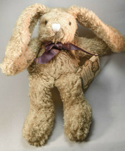 Boyds Bears: Brown Rabbit - 8 Inch Plush - Purple Ribbon - Bears In The Attic - £10.08 GBP