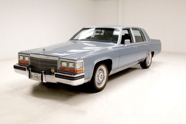 1986 Cadillac Fleetwood Brougham light blue | 24x36 inch POSTER | - £16.19 GBP