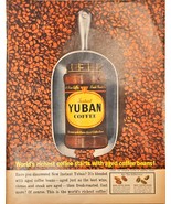Yuban Coffee World&#39;s Richest Coffee Aged Beans Instant-1961 Vintage Prin... - $183.23 MXN