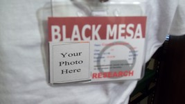Half Life Black Mesa ID badge name tag prop for your Gordon Freeman costume - $10.00+