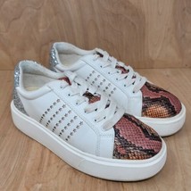 JLO Jennifer Lopez Womens Platform Sneakers Sz 6.5 M White w/Snake print... - $32.87