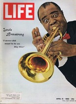 ORIGINAL Vintage Life Magazine April 15 1966 Louis Armstrong - £23.67 GBP