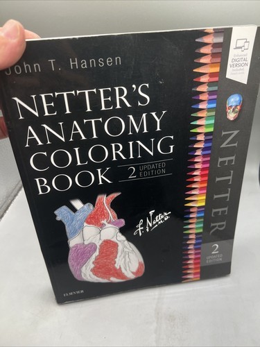 Netters Anatomy Coloring Book PB John Hansen Digital Version NEW Code - $18.80