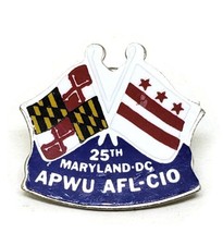 Maryland- D.C. APWU American Postal Workers Union Lapel Hat Pin - $19.31