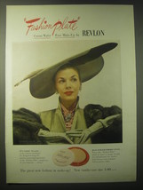 1948 Revlon Fashion Plate Make-Up Advertisement - £14.60 GBP