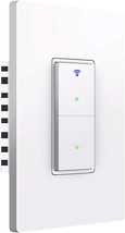 Smart Light Switch, Wifi Smart Double Switch Button, Compatible With Alexa And - £24.76 GBP