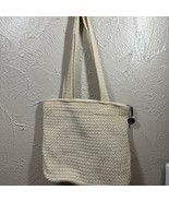 The SAK Crochet Shoulder Handbag Beige Zip Closure Double Shoulder Straps - $614.82 MXN