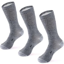 Tough Socks - 72% Merino Wool Crew Socks - 3 Pairs - Large - $20.00