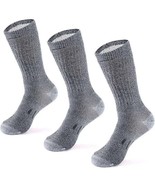 Tough Socks - 72% Merino Wool Crew Socks - 3 Pairs - Large - $40.85 CAD