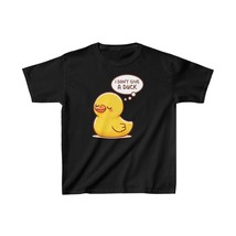 I don&#39;t give a duck funny quote attitude Kids Heavy Cotton™ Tee humor  - £14.87 GBP