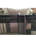 RALPH LAUREN DEVON RUSTIC  6pc  DUVET SET EUROS/SHAMS/DECO PILLOW  CHARC... - $5,742.25 MXN