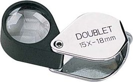 Micro View 15x Jeweler&#39;s Doublet Loupe - £6.89 GBP