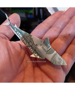 Dollar Origami SHARK - Handmade Unique Money Gift - $186.56 MXN