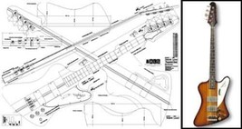 Detailed Plan For Thunderbird 4-String Bass. - $40.97