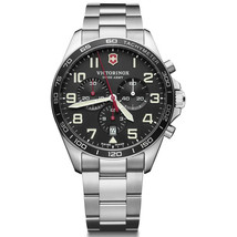 Victorinox Men&#39;s Fieldforce Black Dial Watch - 241855 - £308.59 GBP