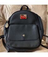 Ihayner ladies Backpack Black Faux Leather Gold Hardware &quot;Quench Your Th... - $27.88 CAD