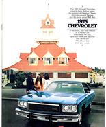 1975 Chevrolet Impala Caprice Caprice Bel Air Deluxe Sales Brochure - $3.93 CAD
