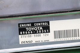 Toyota Lexus Engine Control Module ECU PCM ECM 89666-30351, 275100-5500 image 3