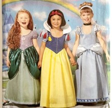 Disney Princess Simolicity 2002 Dress Pattern 5832 Vintage Size A 3-8 C50 - $29.99