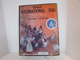 That International Rag Berlin 1913 Lg Sheet Music Carrie Mcmanus Uncle Sam - £5.37 GBP