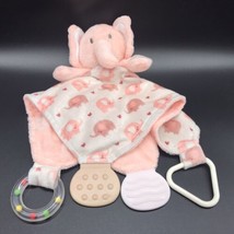 Modern Baby Elephant Lovey Security Blanket Sensory Teether - £11.98 GBP