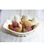 Vintage Cream White Decorative Plastic Seashell Soap Dish Container 21-c - $645.41 MXN