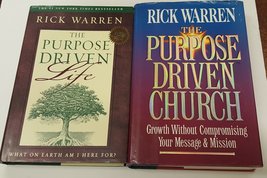 Purpose Driven Set of 2 Hardcover Books - Purpose Driven Life and Purpos... - $29.35