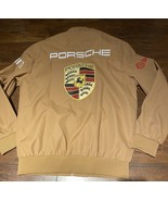 Porsche Motorsport logos lightweight windbreaker desert brown jacket  Brembo bra - $99.99