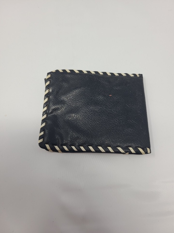 VINTAGE KIDS WESTERN COWBOY BLACK PLASTIC WALLET Item image 3