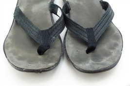 Columbia Sz 6 M Black Flip Flop Leather Women Sandals N/A - £15.78 GBP