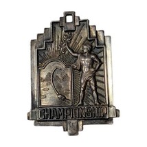 Vintage Stearns Fencing Championship Silver Pin Pinback - $20.00