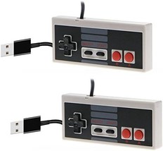 Nes Classic Usb Game Controller Joypad Gamepad For Laptop Computer, 2 Packs. - £25.02 GBP