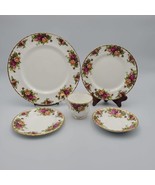 Royal Albert Bone China Old Country Roses 5pc Place Setting Rare Find Vt... - $79.99