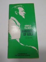 Vintage Arnold Palmer Handbook Of Golf Booklet 1971 Illustrations Masters Stats - £7.86 GBP