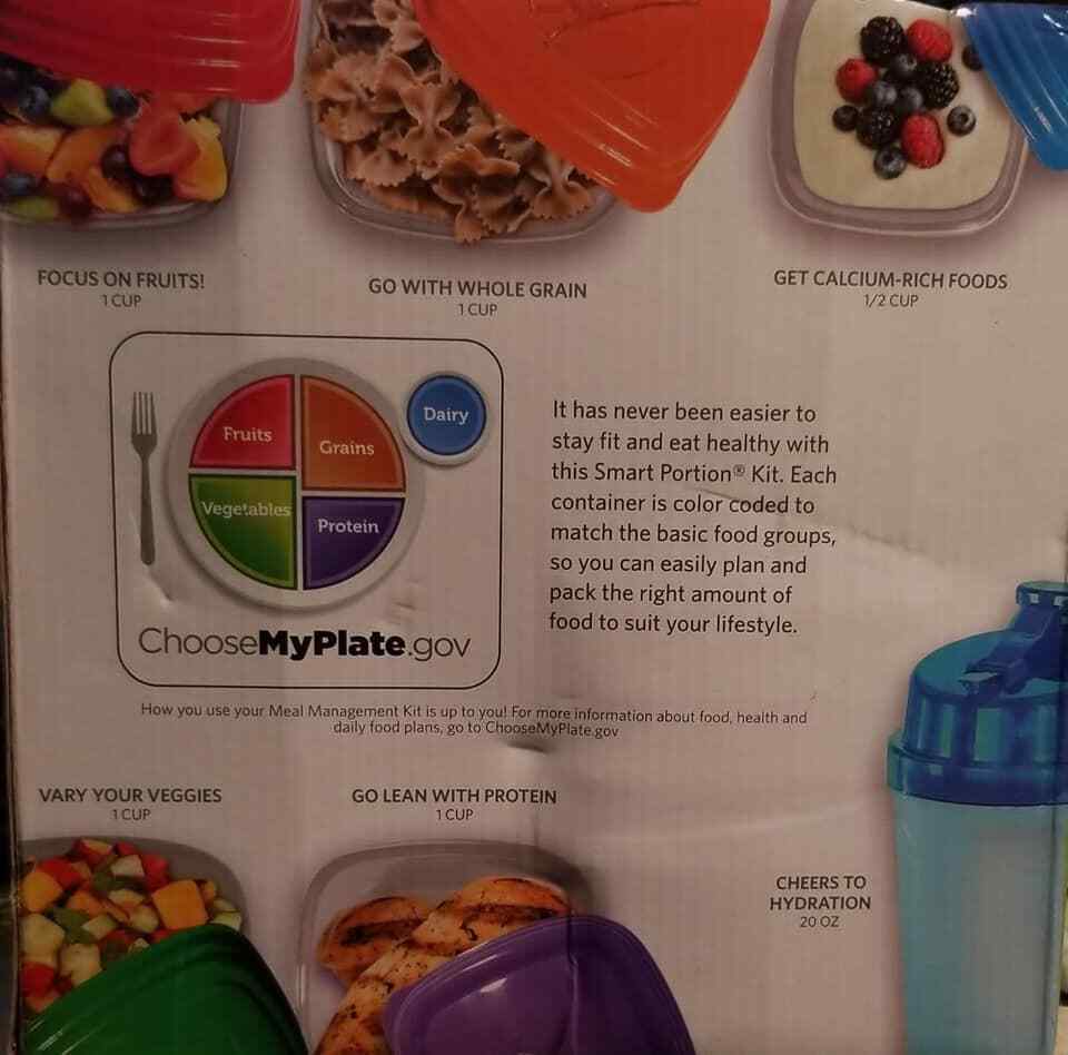 L. O. T. G. 20 oz shaker 13 PCS Smart Portion Meal Management Kit BPA free Item image 3