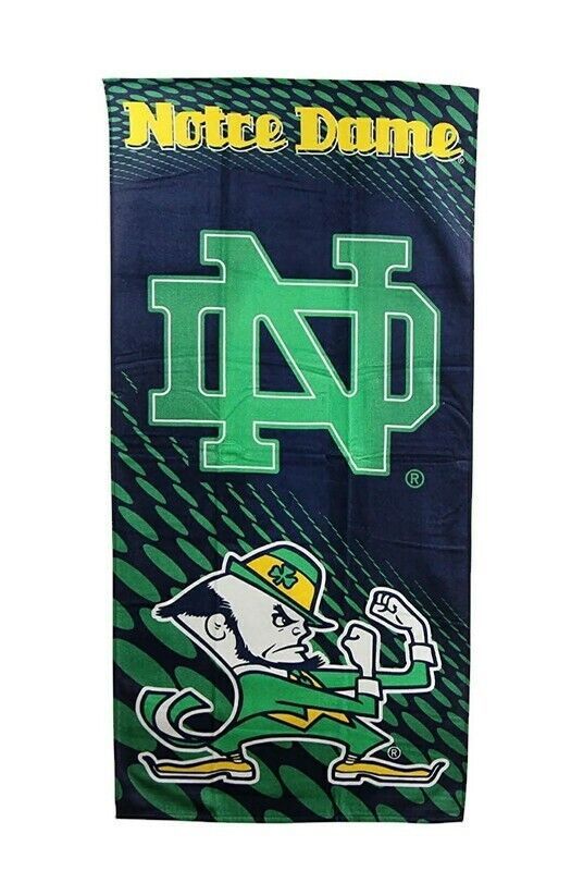 Primary image for Northwest NCAA Notre Dame Fighting Irish Beach Bath Towel 28 x 58 Inch Cotton