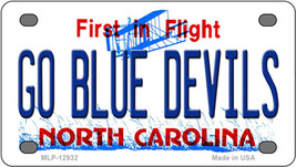 Go Blue Devils North Carolina Novelty Mini Metal License Plate Tag - $14.95