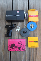 KODAK Instamatic M18 Movie Camera w/ Pistol Grip, Manual, Filter Key 1967~ AS IS - £11.78 GBP