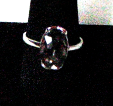 Dazzling Amethyst Gemstone 925 Sterling Silver Handmade Ring Sz 9.75 - £12.80 GBP