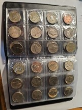 120pcs x USA coins 5 cent collection in album - £51.14 GBP