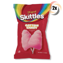 2x Bags Skittles Original Flavored Cotton Candy | 3.1oz | Fast Shipping - £11.37 GBP